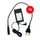 آداپتور Pax d210 بسته 10 عددی آداپتور 12 ولت 2 آمپر-Pax D210